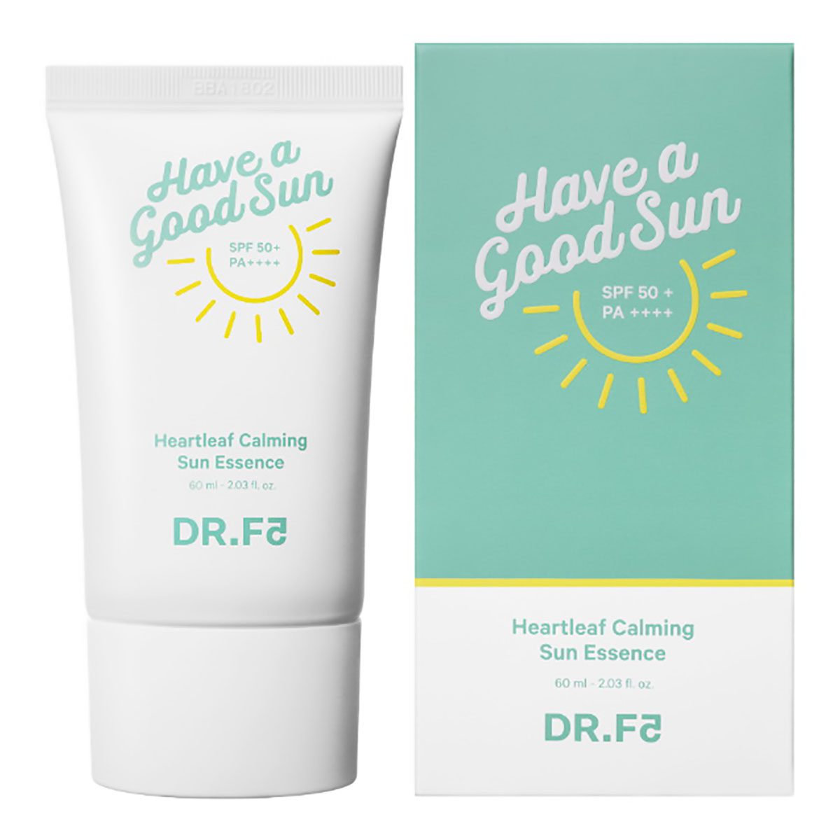 DR.F5 Эссенция солнцезащитная смягчающая Heartleaf calming sun essence SPF50+ PA++++ 60ml