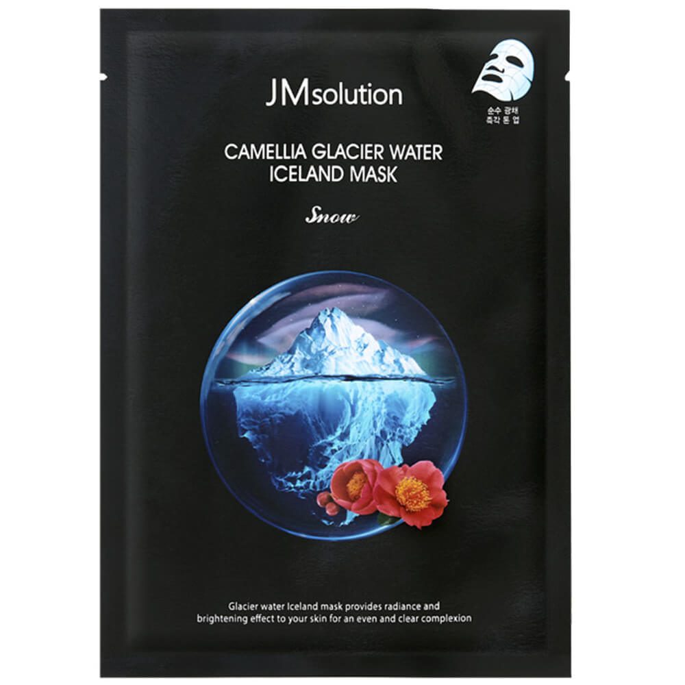 JMsolution Camellia Glacier Water Iceland Mask Snow Тонизирующая маска с экстрактом Камелии 30мл*1шт