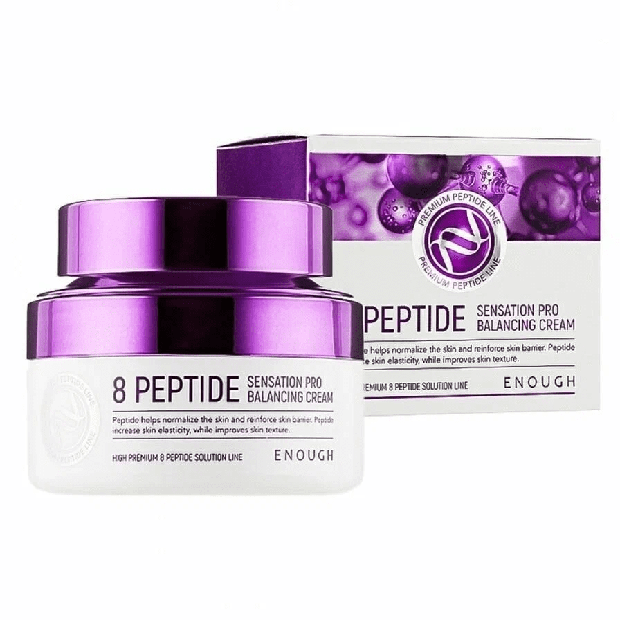 Enough Крем для лица с пептидами – 8Peptide sensation pro balancing cream, 50мл