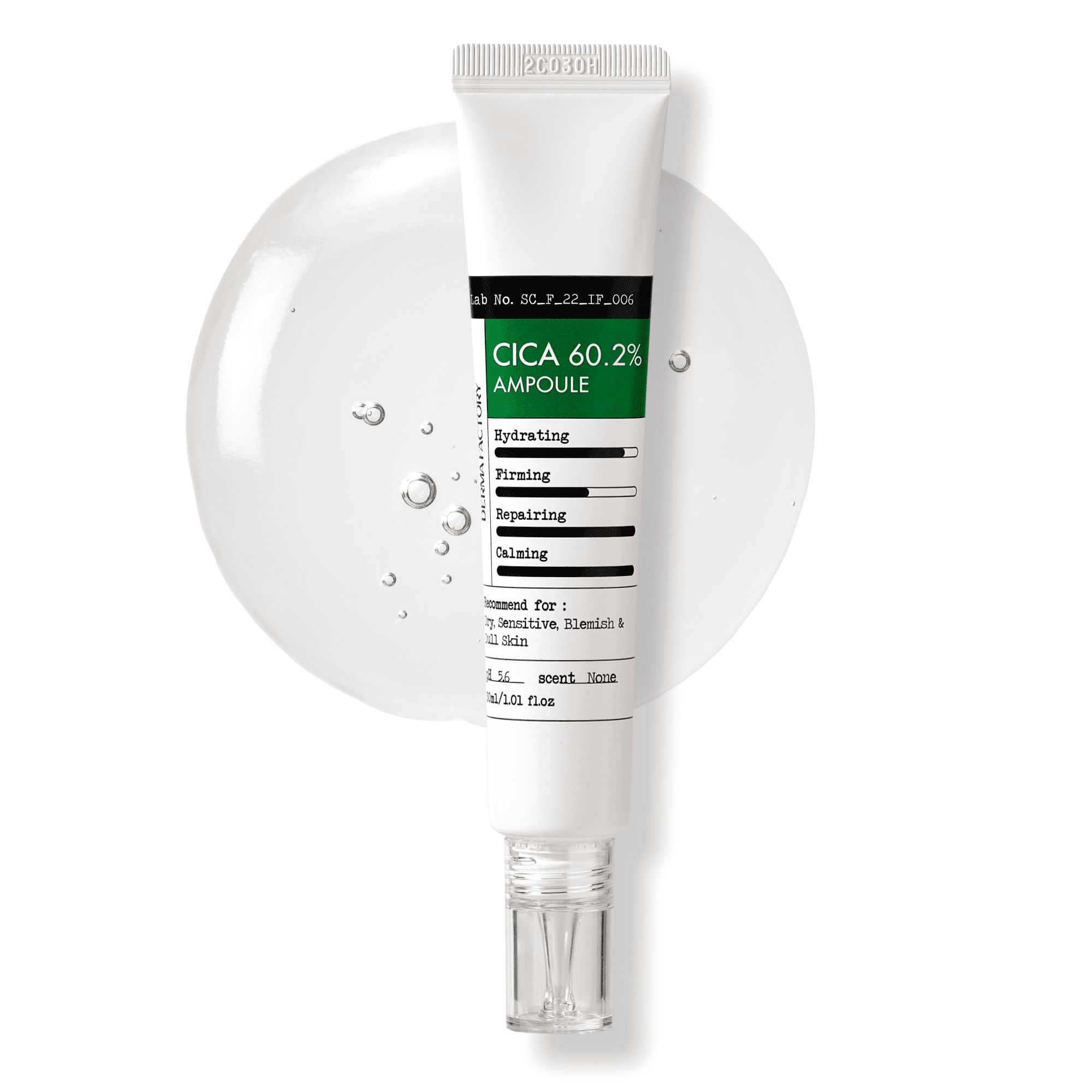Derma Factory Ампула для лица с экстрактом центеллы — Cica 60.2% ampoule, 30мл