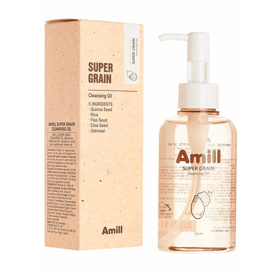 AMILL SUPER GRAIN CLEANSING OIL Масло для лица очищающее с зерновыми экстрактами 125ml