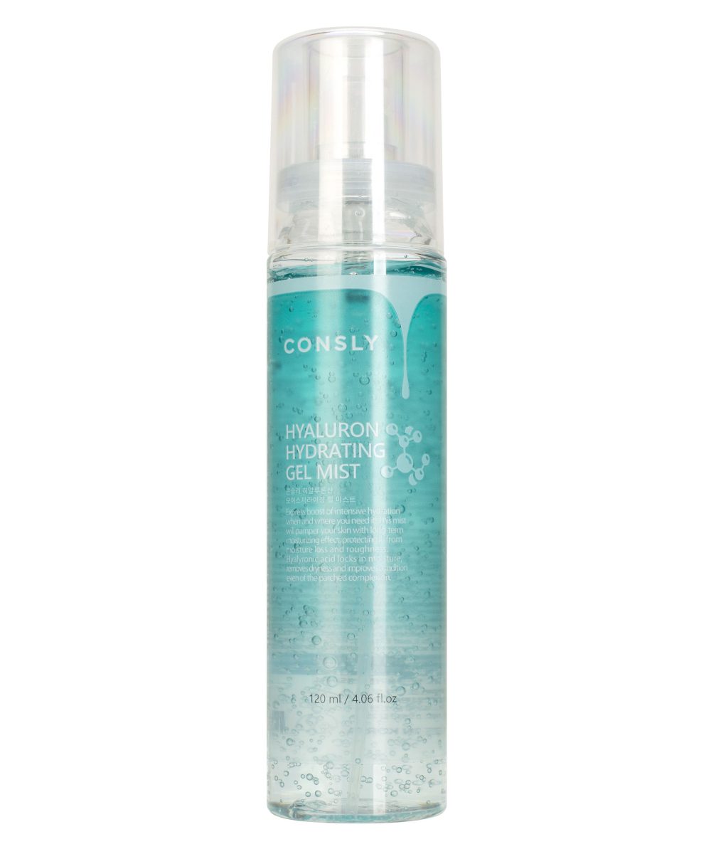 Consly Гель-мист для лица увлажняющий с гиалурон-й кислотой Hyaluronic Acid Hydrating Gel Mist 120мл