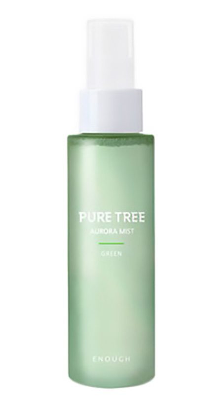 Enough Pure Tree Aurora Mist Спрей для лица успокаивающий с экстрактом листьев чайного дерева 80ml
