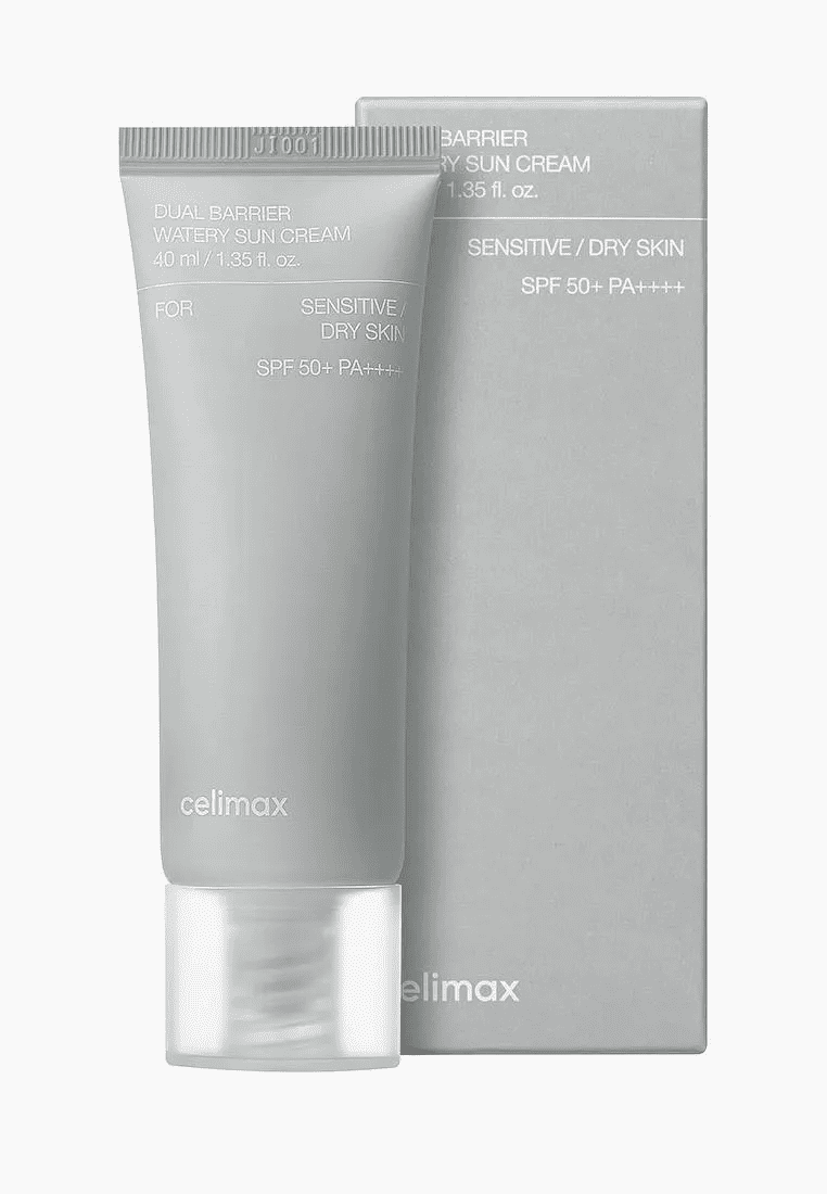 Celimax Крем солнцезащитный для сухой кожи/Dual barrier watery sun cream 40ml SPF50+PA++++