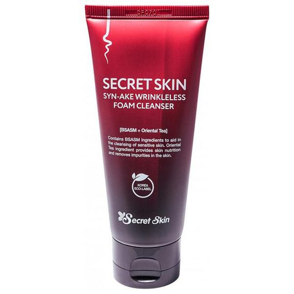 SECRETSKIN SYN-AKE WRINKLELESS FOAM CLEANSER Пенка для лица антивозрастная 100мл