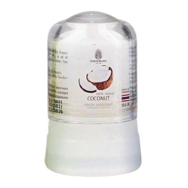COCO BLUES Дезодорант кристаллический КОКОС Coconut crystal deodorant, 50 гр