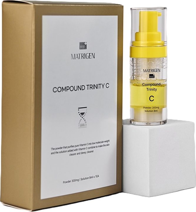 TEANA D2 Сы Compound Trinity C Двухкомпонентная сыворотка для лица 8 мл с порошком витамина С 300 мг
