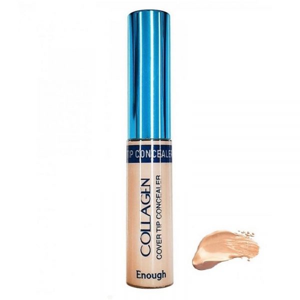 Enough Collagen Cover Tip Concealer #02 Clear Beige Консилер коллагеновый, 9гр