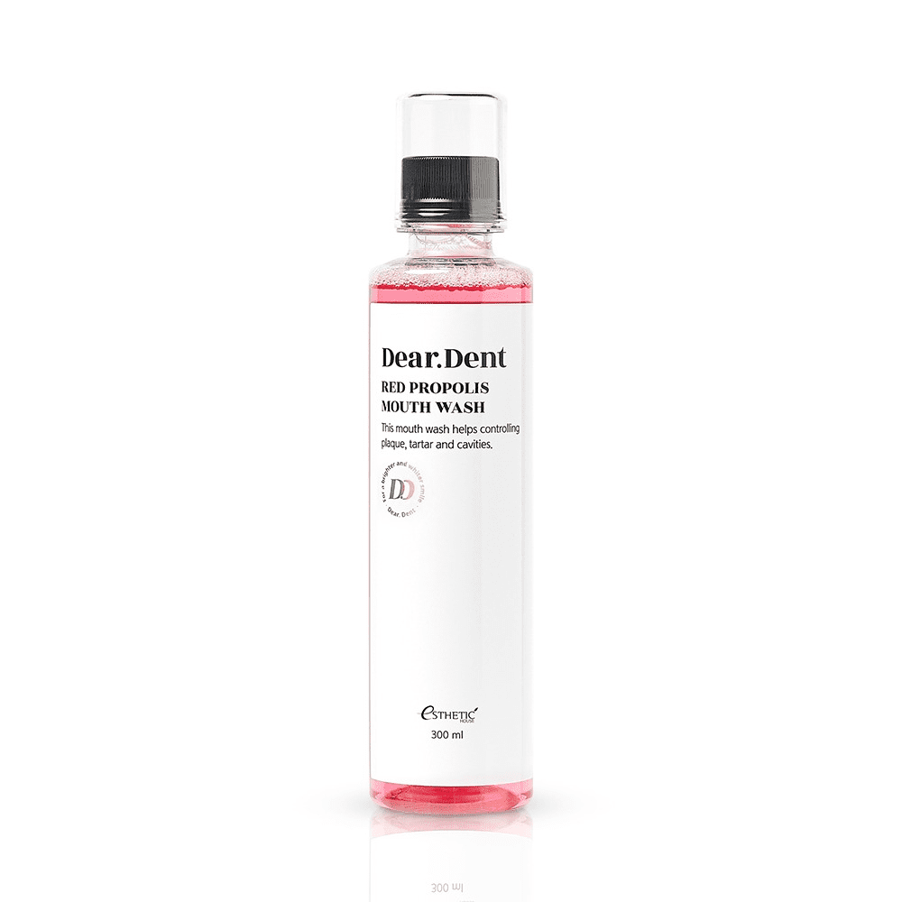 ESTHETIC HOUSE Ополаскиватель для рта ЗАЩИТА ДЕСЕН Dear.Dent Red Propolis Mouth Wash, 300 мл