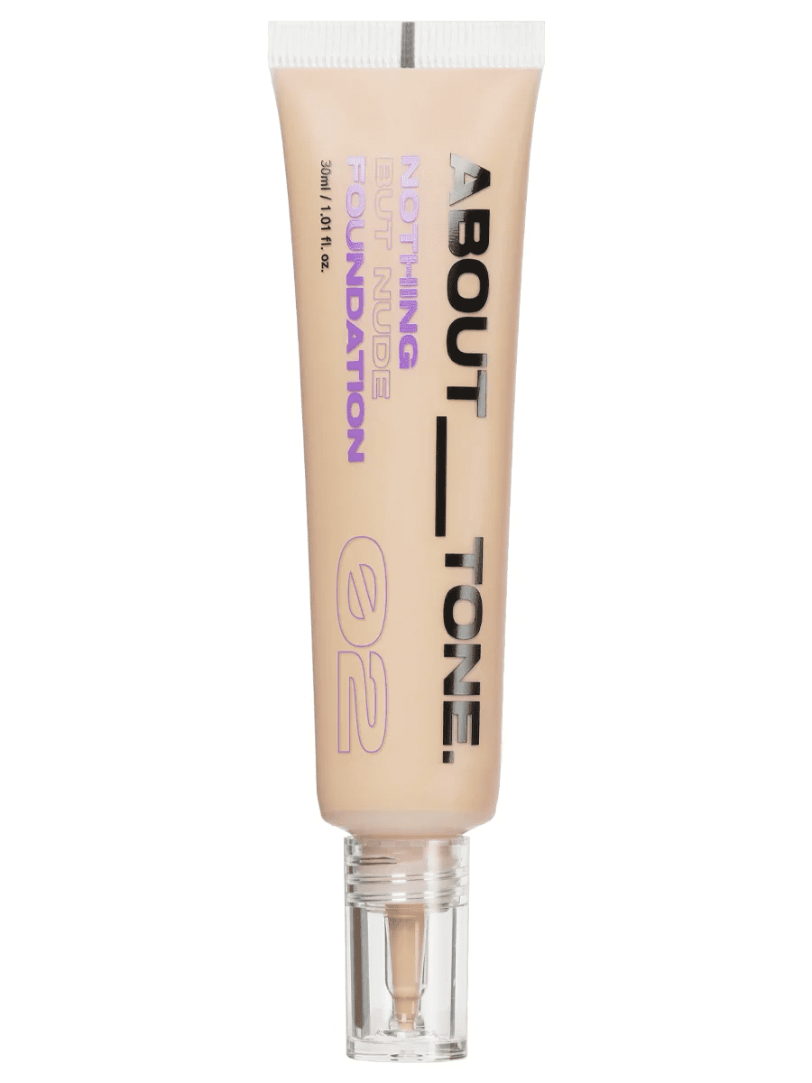 ABOUT TONE Тональная основа/Nothing But Nude Foundation 02 Light 30мл