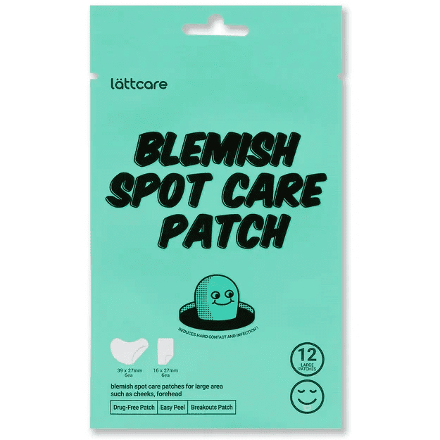 Lattcare Патчи точечные от воспалений Lattcare Blemish Spot Care Patch, 12 шт