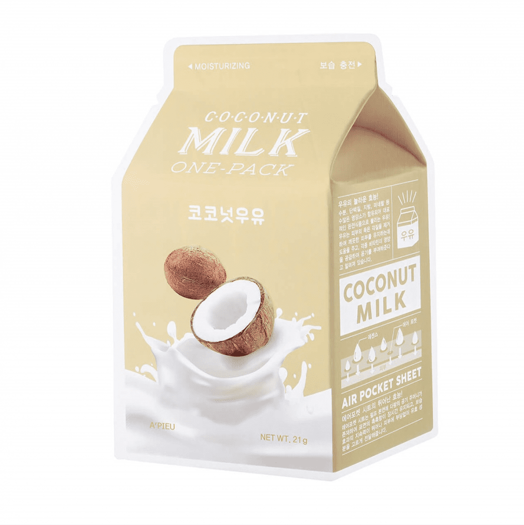 Coconut Milk One Pack Тканевая маска для лица с экстрактом кокос, 21гр