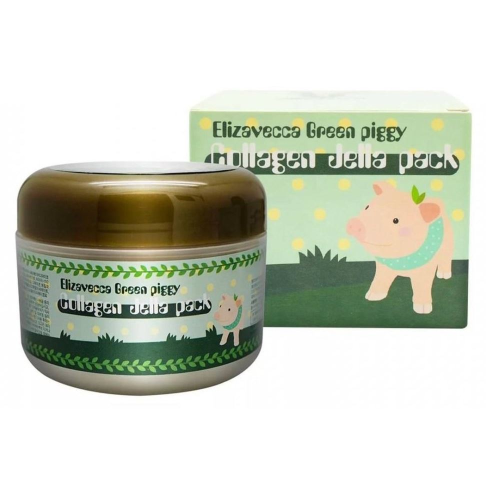 Elizavecca Green Piggy Collagen Jella Pack Гелевая коллагеновая маска, 100 гр