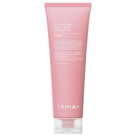 TRIMAY Шампунь бессульфатный кератиновый с экстрактом иерихонско/Your Oasis Shampoo Damage (120 мл)