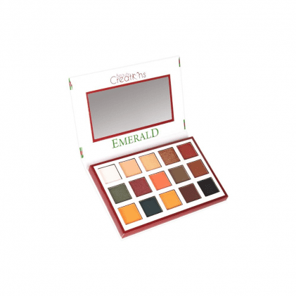 BEAUTY CREATIONS Палитра теней для век EMERALD Eye Shadow Palette, 18 г