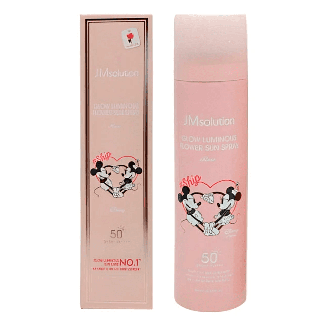 JMsolution Спрей солнцезащитный/Disney collection heart luminous rose 180ml SPF50+ PA++++