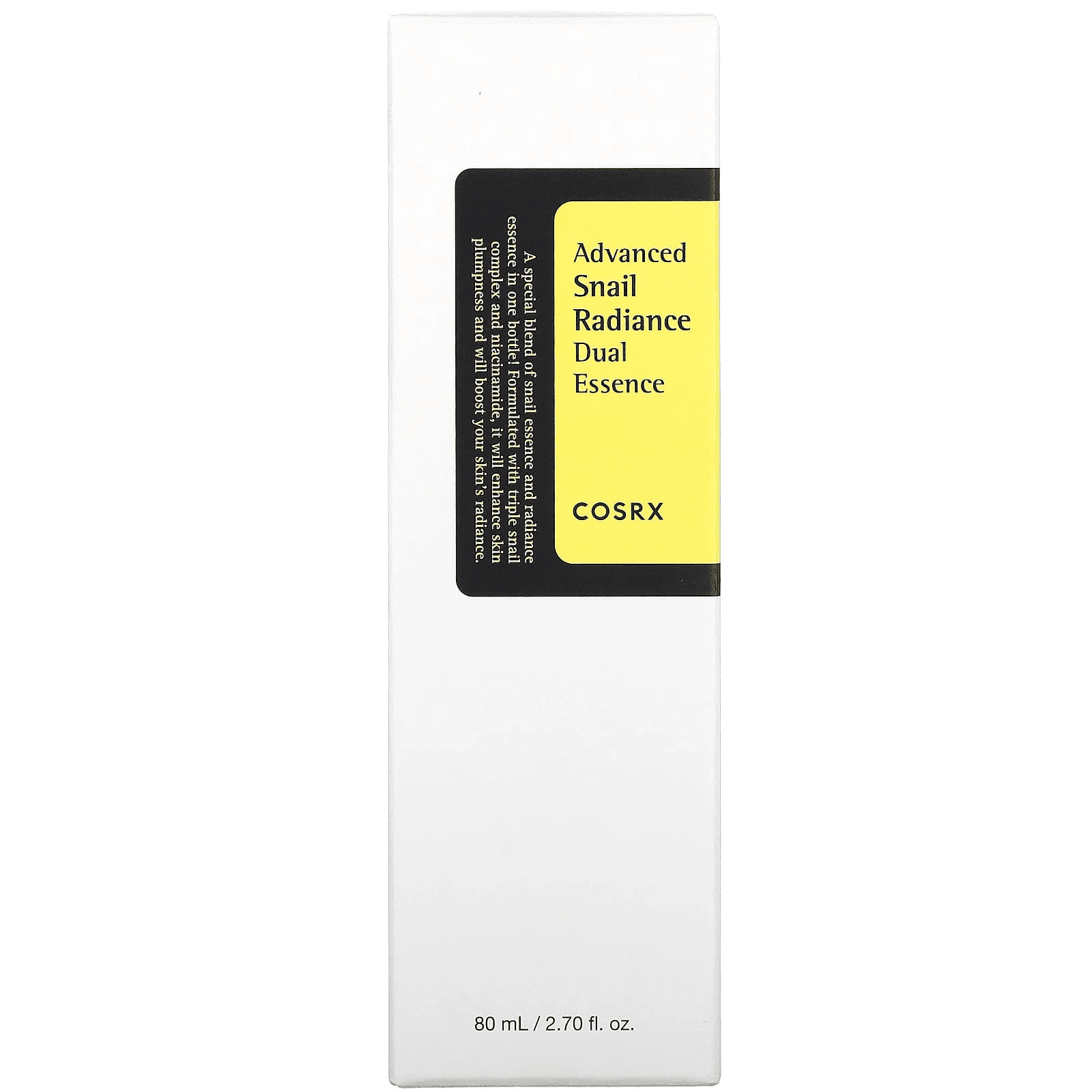 COSRX Двойная эссенция с муцином улитки и ниацинамидом — Advanced Snail Radiance Dual Essence, 80мл