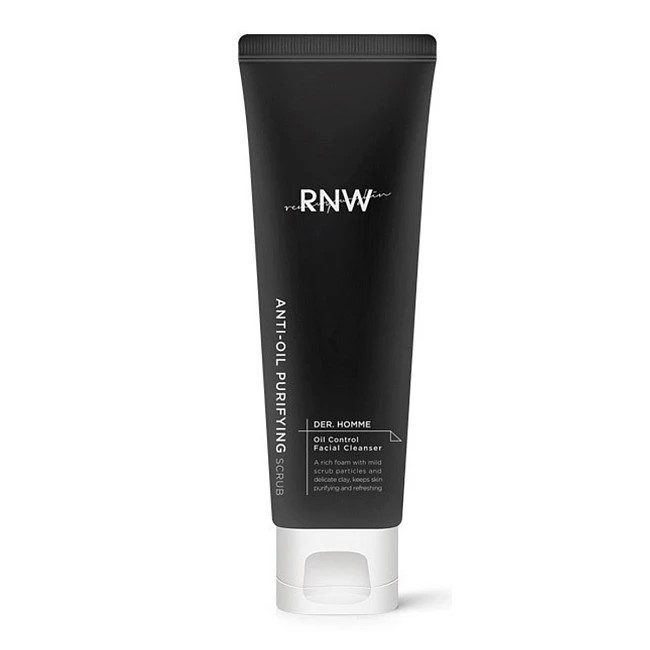 RNW DER.HOMME Мужская очищающая пенка для жирной кожи лица/OIL CONTROL FACIAL CLEANSER 120мл