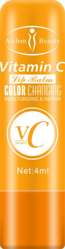 AICHUN BEAUTY Бальзам-тинт для губ ВИТАМИН С/Color Change Lip Balm VC, 4 мл