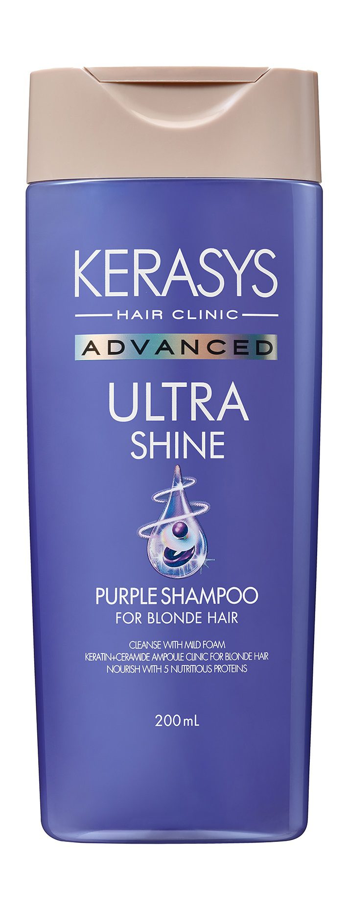KERASYS Ultra Shine Purple Shampoo Шампунь для волос Идеальный Блонд (200 мл)