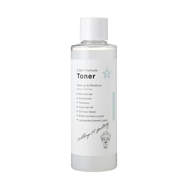 VILLAGE 11 FACTORY T SKIN FORMULA TONER Тонизирующий и увлажняющий тонер для лица с ниацинамидом и г