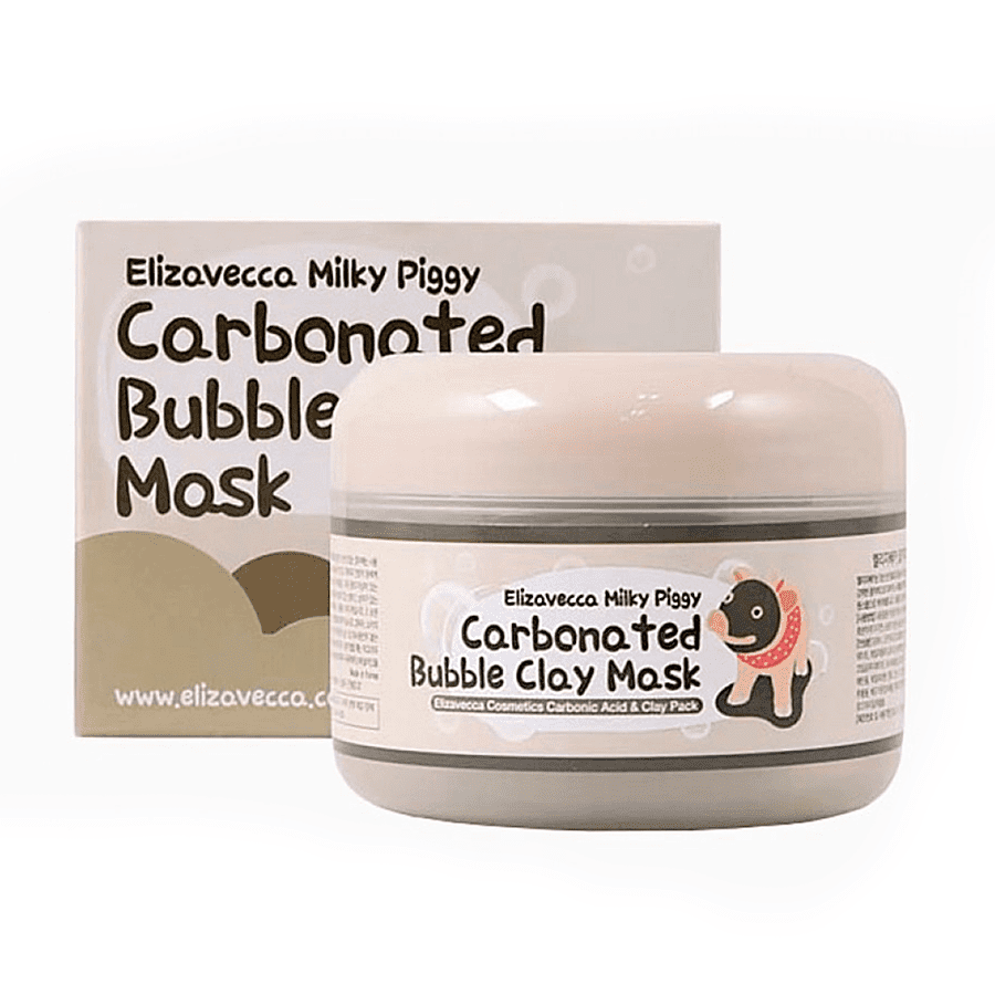 Elizavecca Milky Piggy Carbonated Bubble Clay Mask Очищающая глиняно-пузырьковая маска, 100 гр