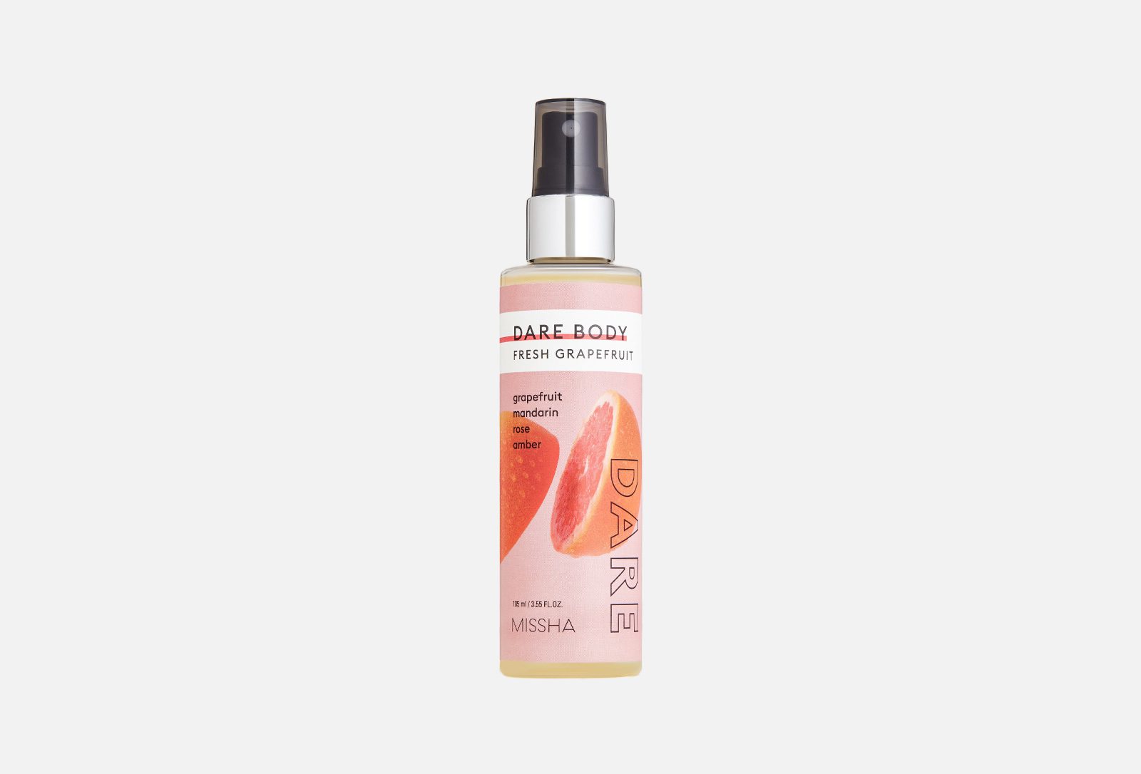 Dare Body Fresh Grapefruit 105 ml,Мист для тела и волос «Свежий грейпфрут»  105 мл