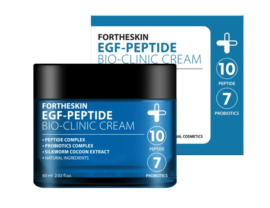 FOR THE SKIN Крем для лица АНТИВОЗРАСТНОЙ FORTHESKIN EGF-PEPTIDE BIO-CLINIC CREAM, 60 мл
