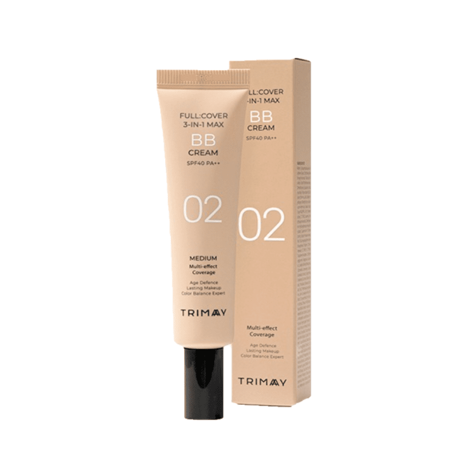 TRIMAY Многофункциональный BB-крем/Full Cover 3-in-1 Max BB Cream SPF40 PA++ 02 (30 мл)