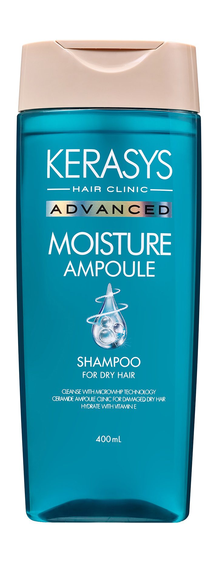 KERASYS Advanced Moisture Ampoule Shampoo Шампунь для волос Увлажнение (400 мл)