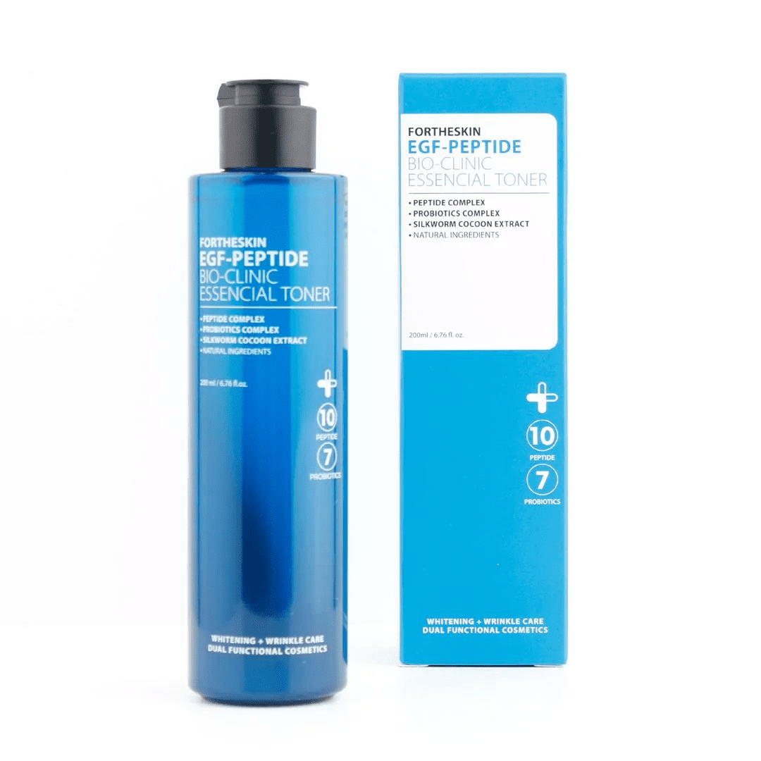 FOR THE SKIN Тонер для лица АНТИВОЗРАСТНОЙ FORTHESKIN EGF-PEPTIDE BIO CLINIC ESSENCIAL TONER, 200 мл