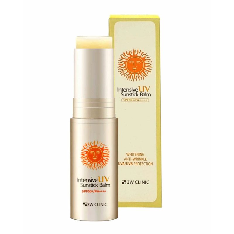3W Clinic Крем-бальзам интенсивный солнцезащитный Intensive uv sunstick balm SPF50+ PA++++