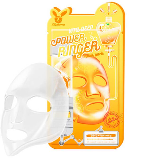 Elizavecca Vita Deep Power Ringer Mask Pack, Тканевая маска с витаминами 23 мл