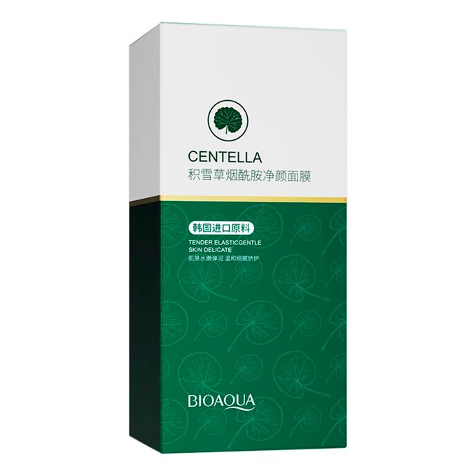 Bioaqua Centella Mask — Очищающая пудинг — маска для лица с экстрактом центеллы, 7.5г*1шт