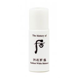 The History of Whoo Balancer Radiant White Тонер-бустер для лица отбеливающий, 5 мл