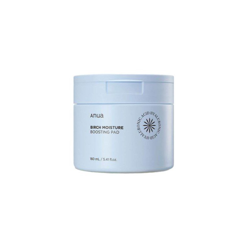 ANUA Тонер-пэды увлажняющие для лица с берёзовым соком/Birch Moisture Boosting Pad,70 шт/160 ml