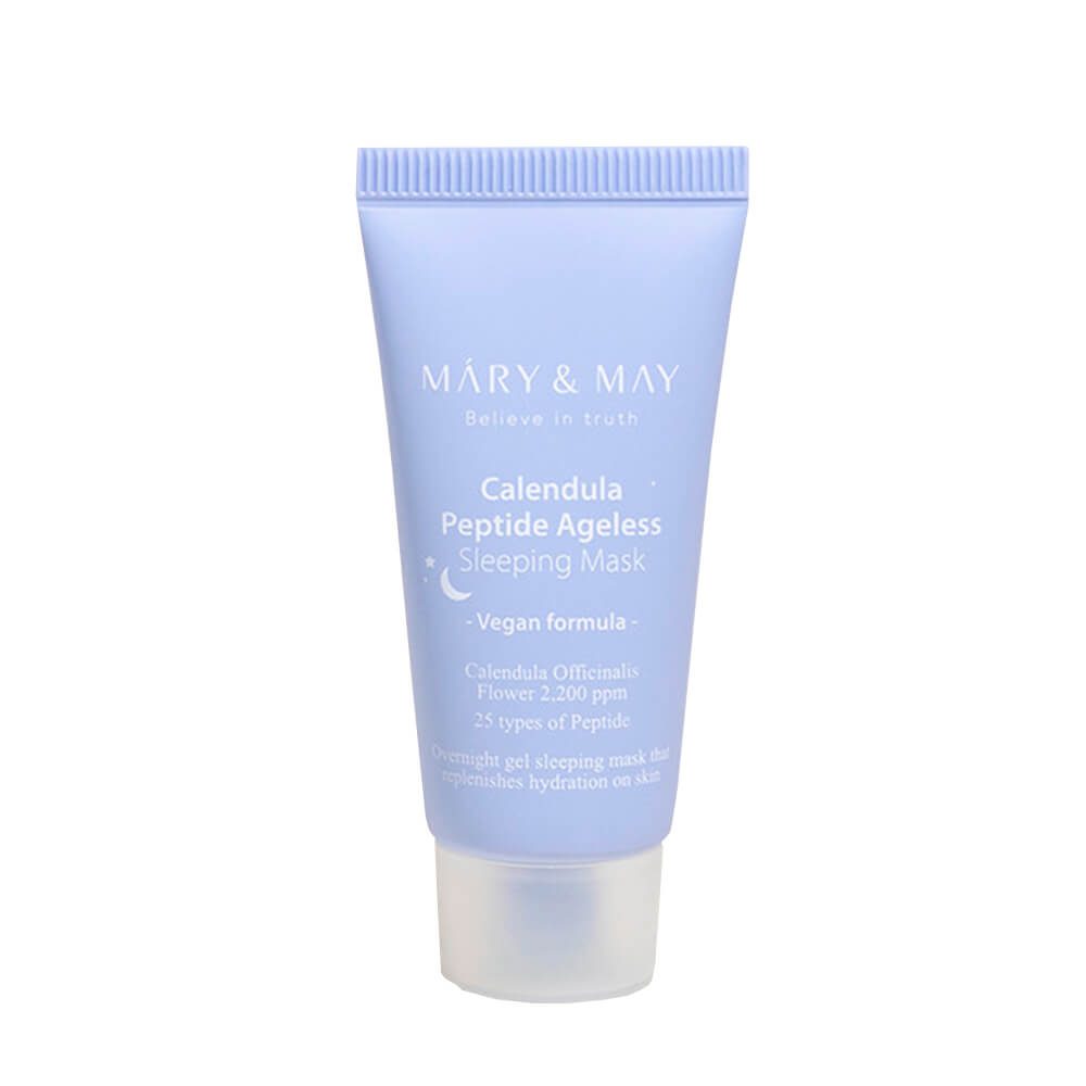 Mary&May Calendula Peptide Ageless Sleeping Mask Маска ночная с календулой и пептидами 30g