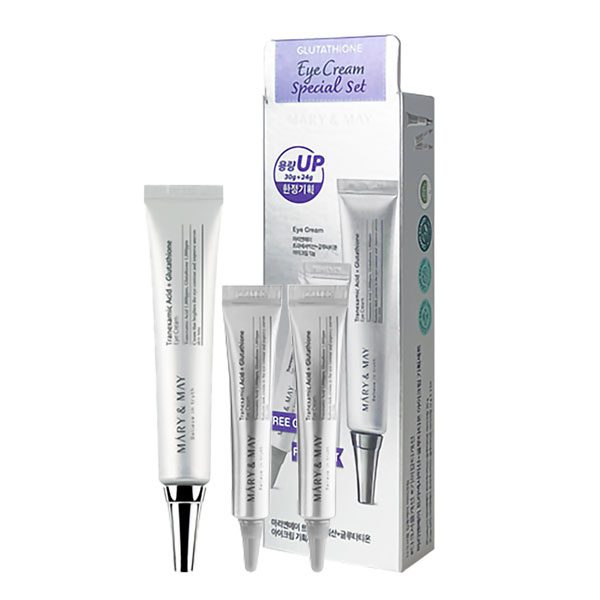 Mary&May Glutathione Eye Cream Special Set Набор кремов для глаз с глутатионом (30 г + 12 г x2)