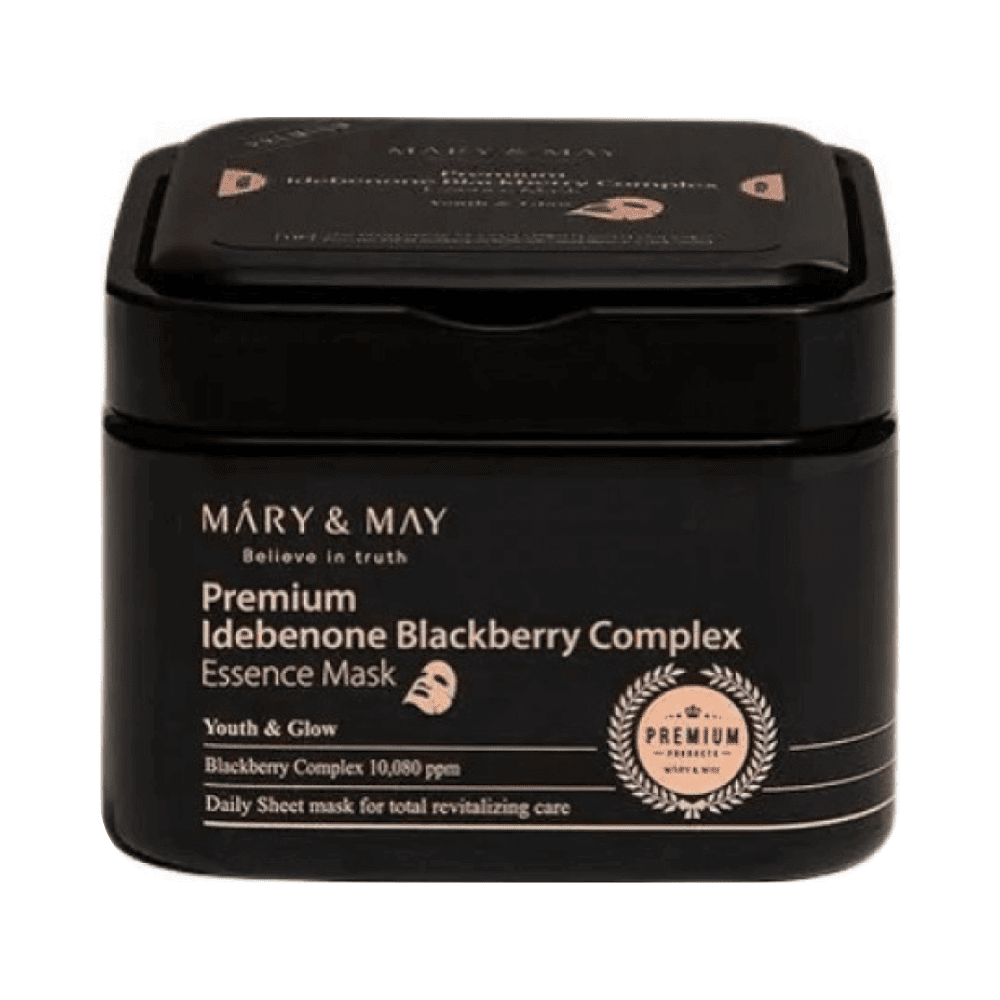 Mary&May Premium Idebenone Blackberry Complex Essence Mask Набор тканевых масок идебенон и ягоды