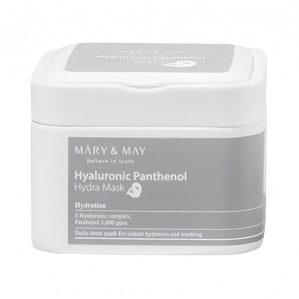 Mary&May Набор увлажняющих тканевых маскок Hyaluronic Panthenol Hydra Mask 30 шт