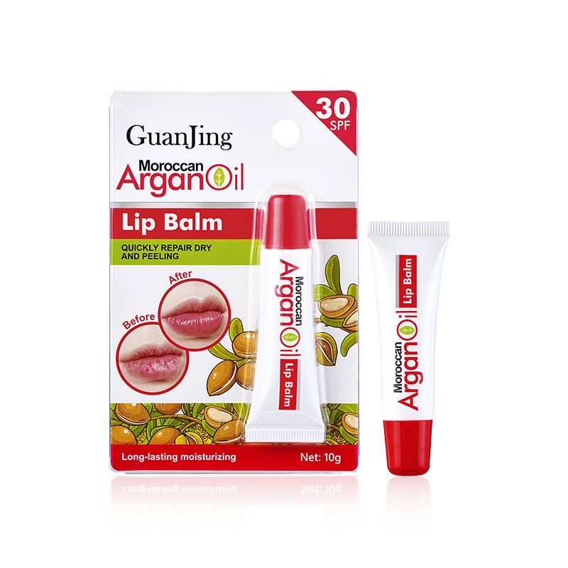 GUANJING Бальзам для губ ВИТАМИН Е И АРГАНОВОЕ МАСЛО Vitamin E&Argan Oil Lip Balm, 10 г
