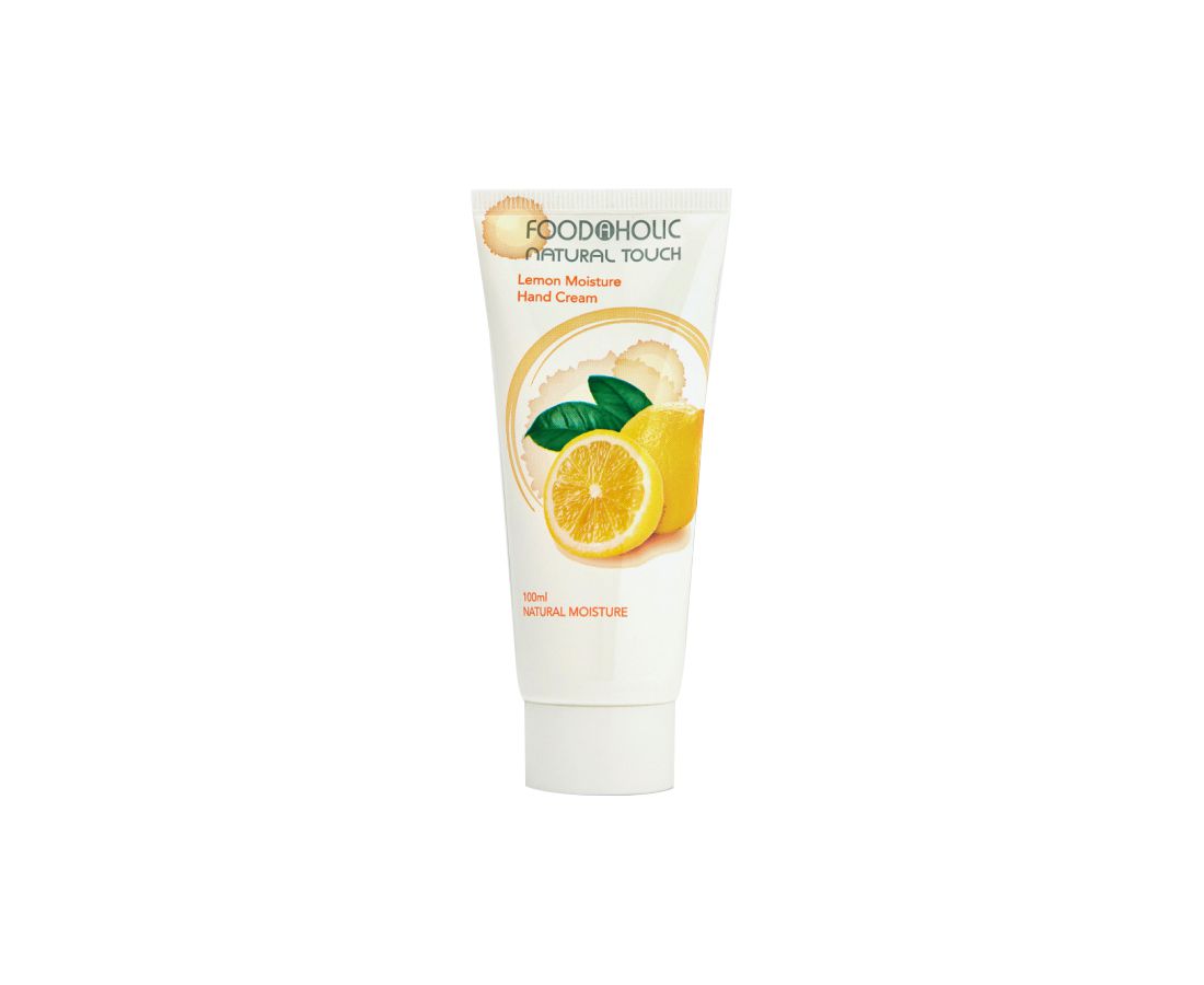 FOODAHOLIC NATURAL TOUCH LEMON MOISTURE HAND CREAM Увлажняющий крем для рук с экстрактом лимона 100м