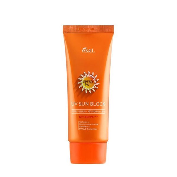 Ekel Крем солнцезащитный с экстрактом алоэ/UV sun block 70g SPF50 PA+++