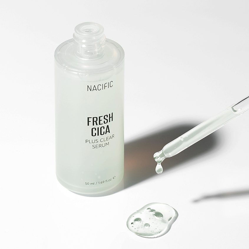 NACIFIC Fresh Cica Plus Clear Serum Сыворотка для лица успокаивающая с экстрактом центеллы 20 мл