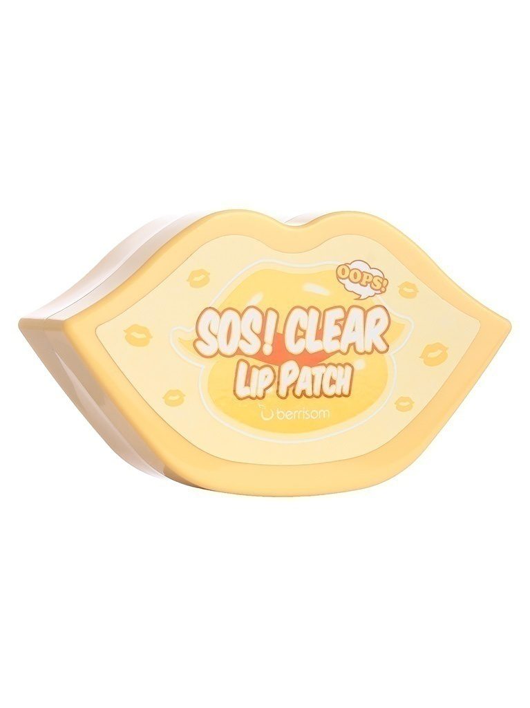 BERRISOM SOS OOPS CLEAR LIP PATCH Маска-патч для губ 30шт