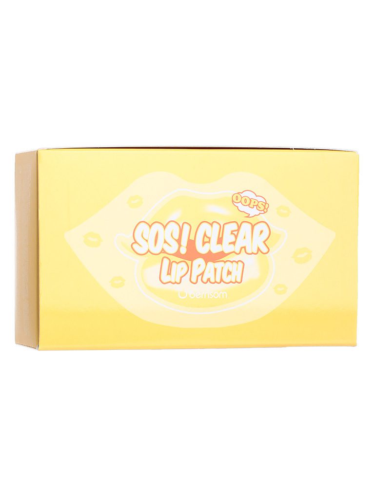 BERRISOM SOS OOPS CLEAR LIP PATCH Маска-патч для губ 30шт