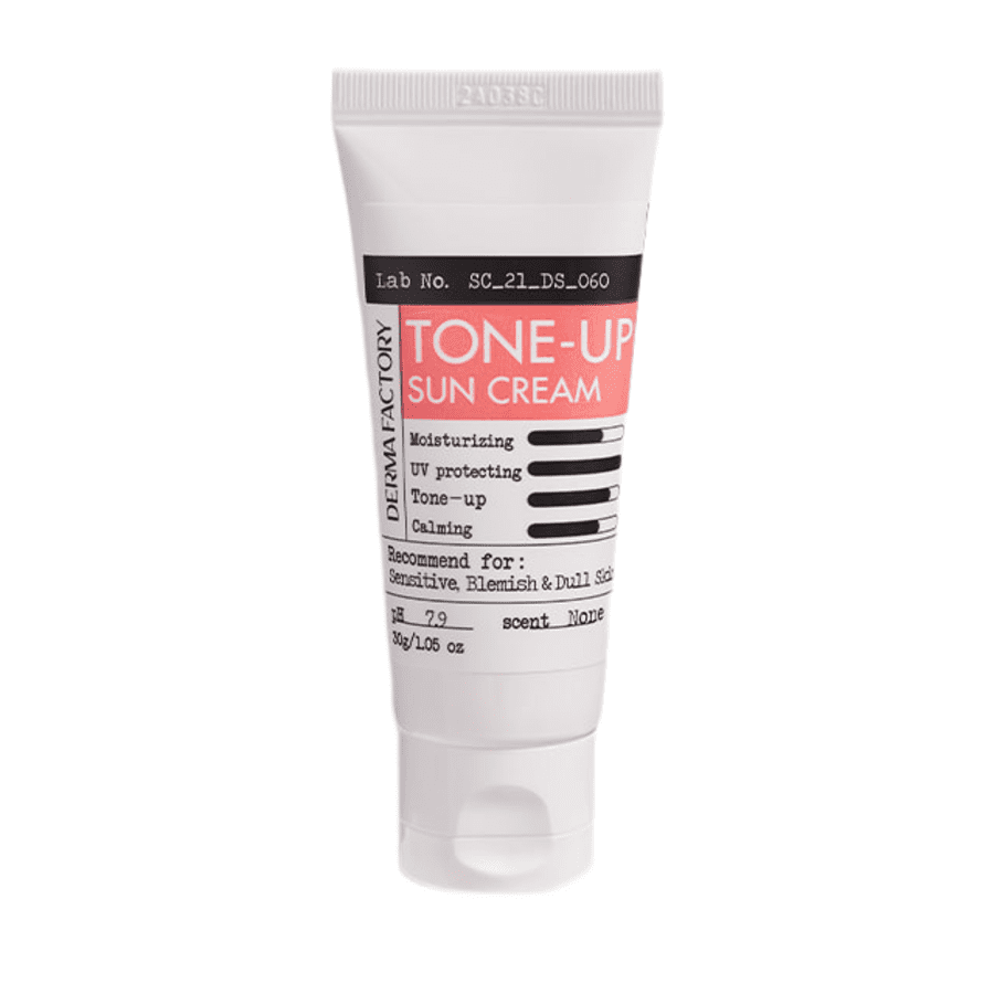 Derma Factory Крем тонизирующий солнцезащитный/Inorganic tone-up sun cream SPF 50+ PA++++, 30мл