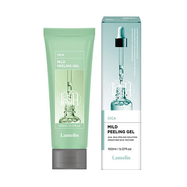Lamelin Mild Peeling Gel Cica 150 ml, Мягкий пилинг-гель с центелой 150 мл