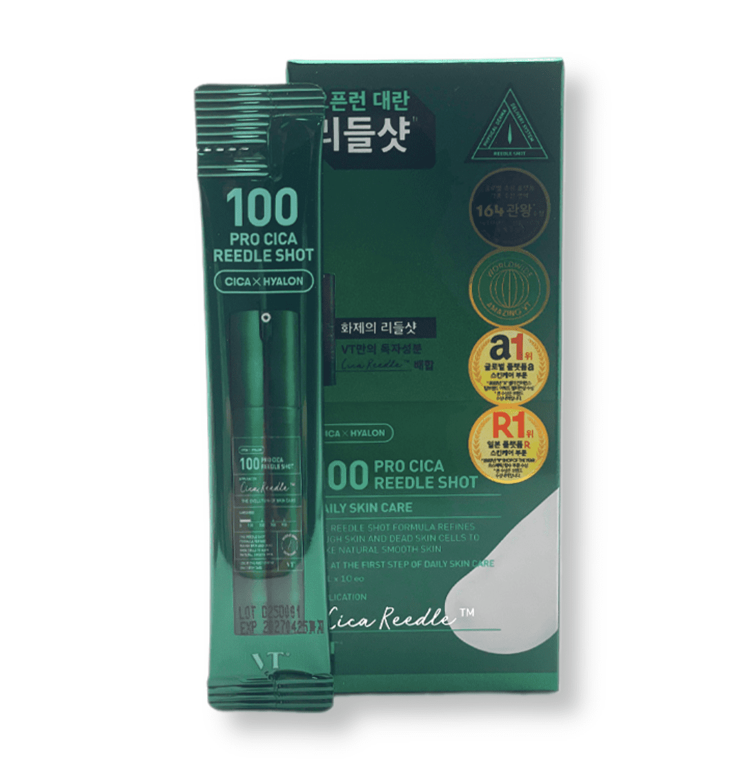 VT Cosmetics Pro Cica Reedle Shot 100 Stick Бустер-сыворотка микроиглы/чувствительной кожи 2ml*1шт