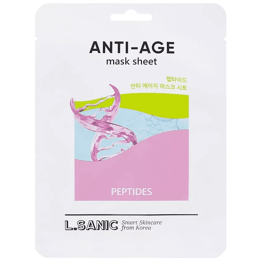 L.Sanic Антивозрастная тканевая маска с пептидами Peptides Anti-Age Mask Sheet